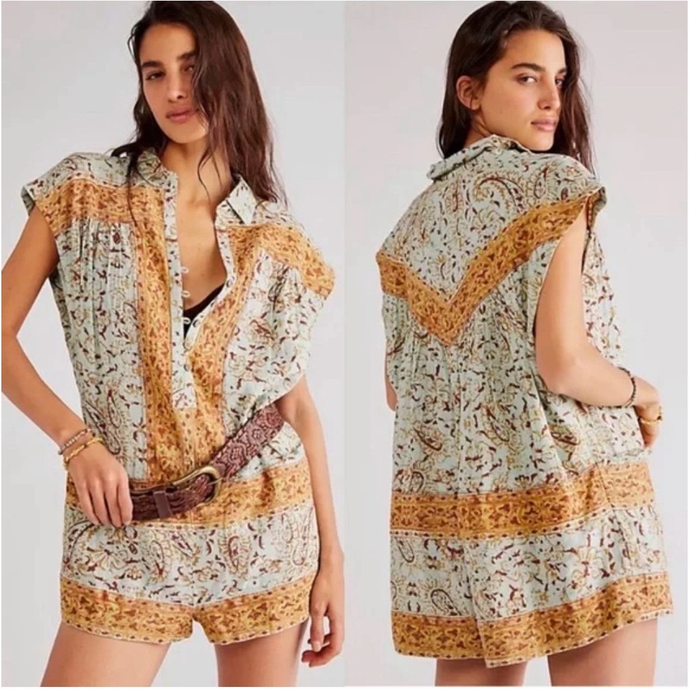 Free people Telly oversized romper